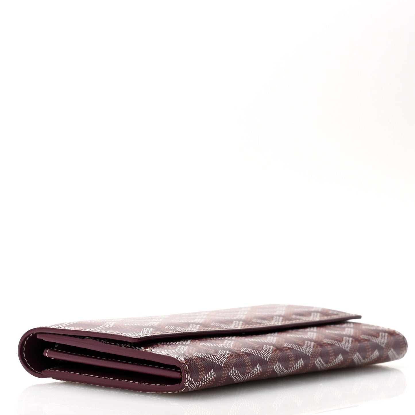 Goyardine Varenne Long Wallet Burgundy