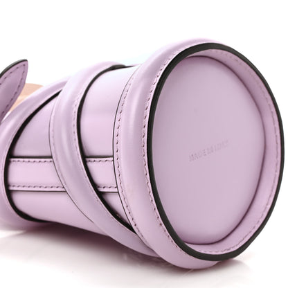 Alexander McQueen Calfskin Mini Curve Bucket Bag Light Purple 7 of 8
