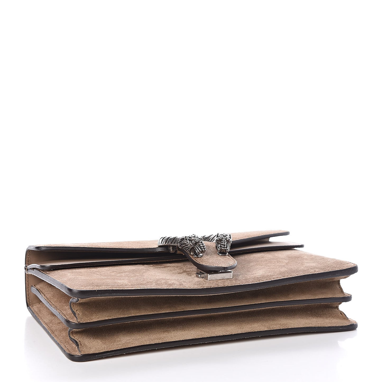 Suede Small Dionysus Shoulder Bag Taupe