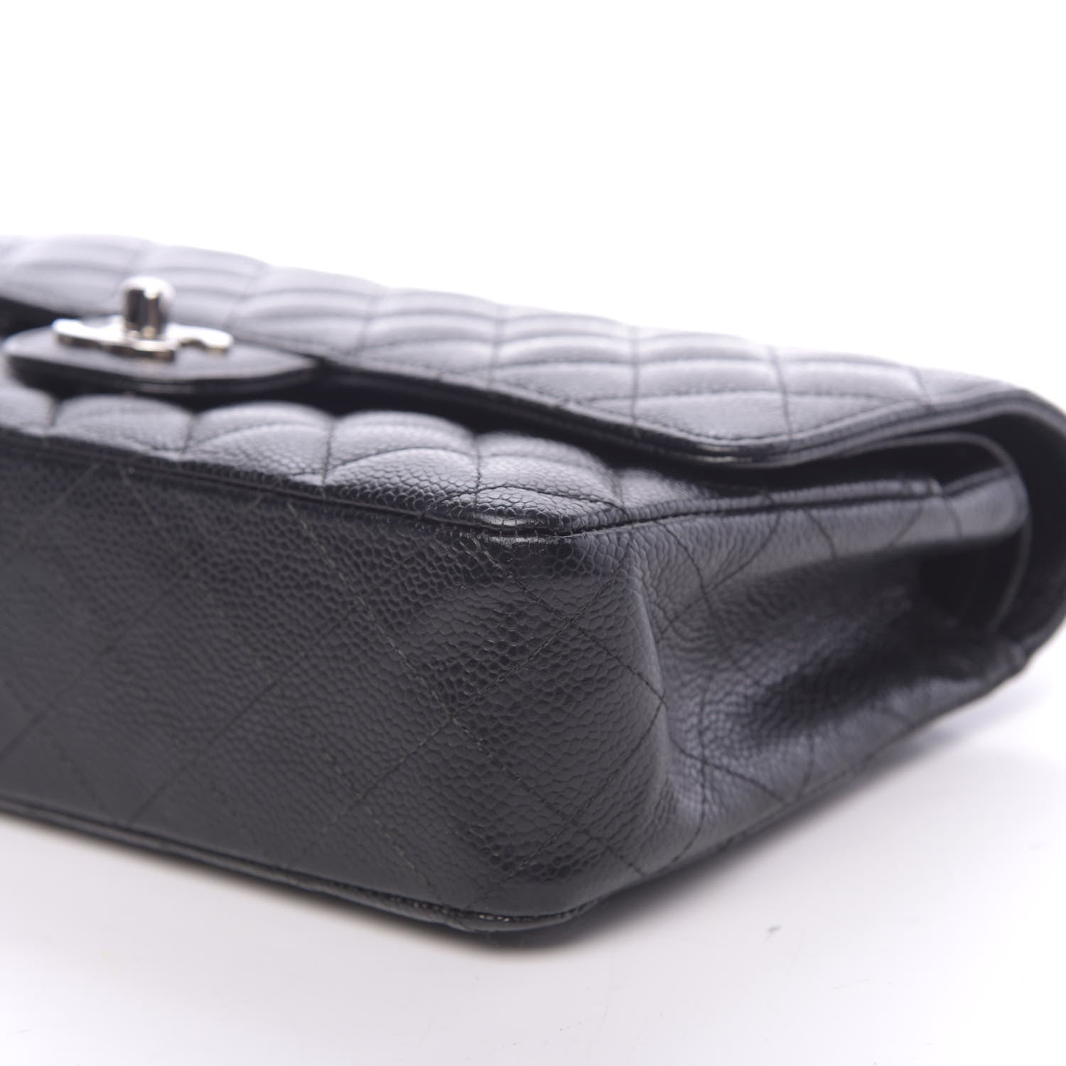 Chanel Caviar Quilted Medium Double Flap Black 9 of 14