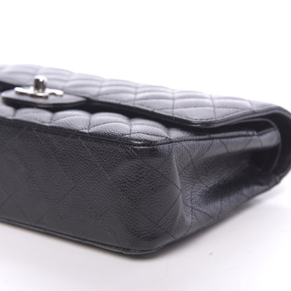 Chanel Caviar Quilted Medium Double Flap Black 9 of 14