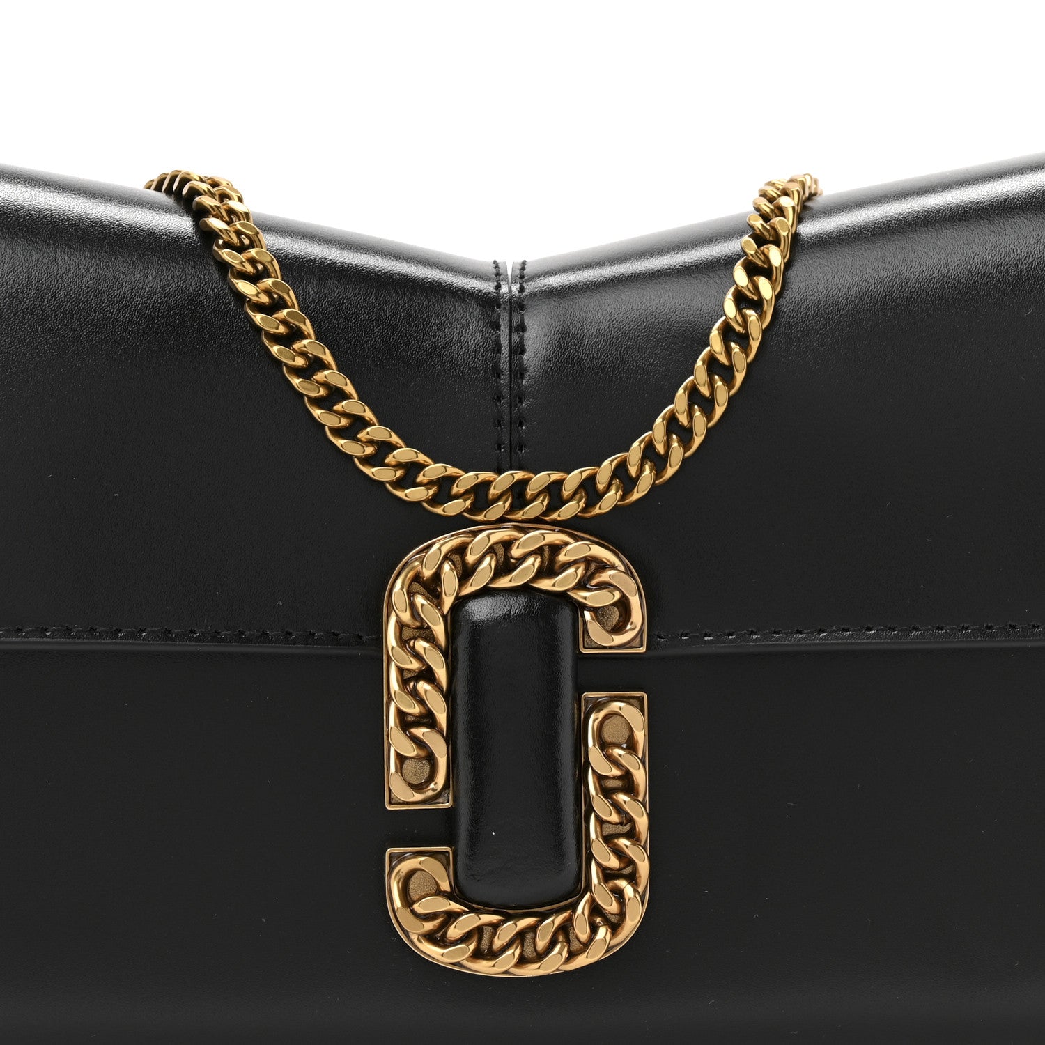 Marc Jacobs Calfskin St. Marc Convertible Clutch Black 8 of 10