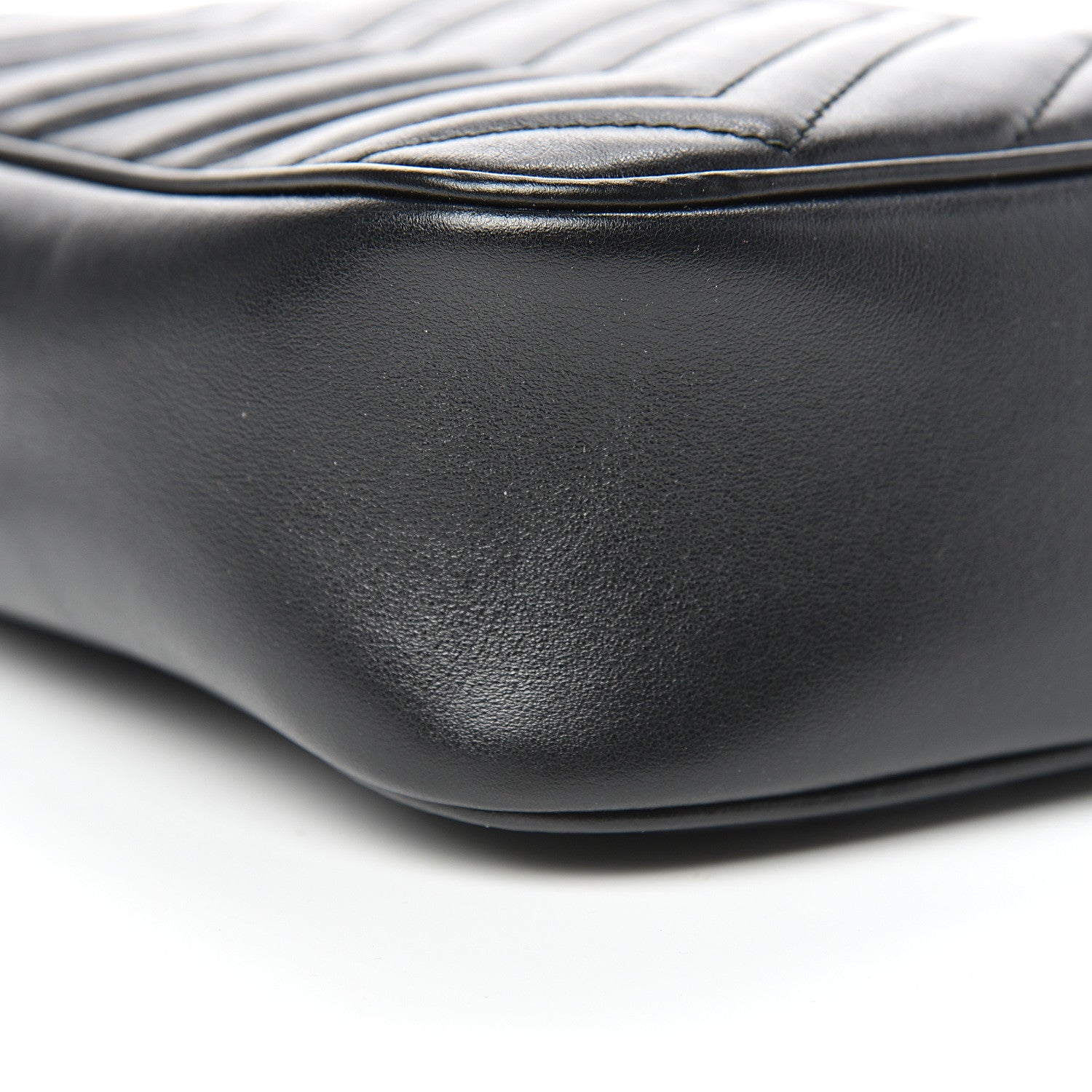 Gucci Calfskin Matelasse GG Marmont Travel Bag Black 9 of 10