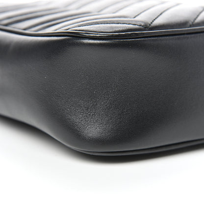 Gucci Calfskin Matelasse GG Marmont Travel Bag Black 9 of 10
