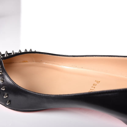 Christian Louboutin Shiny Nappa Catch Mex Flats 36.5 Black 10 of 12