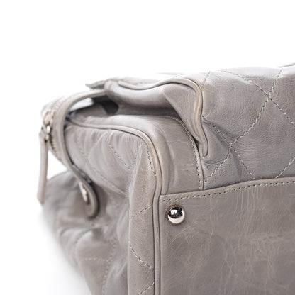 Chanel Glazed Calfskin Small New Portobello Grey 8 of 12
