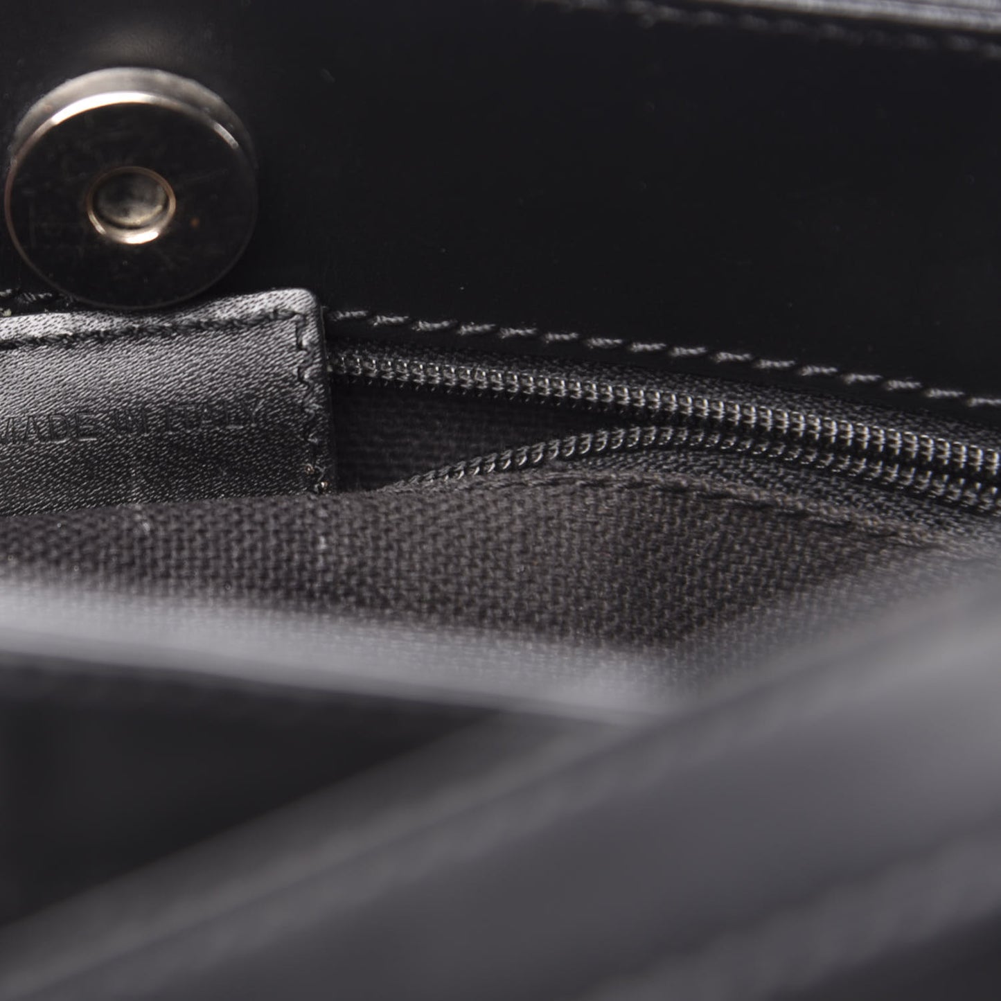 House Check Shoulder Bag Black