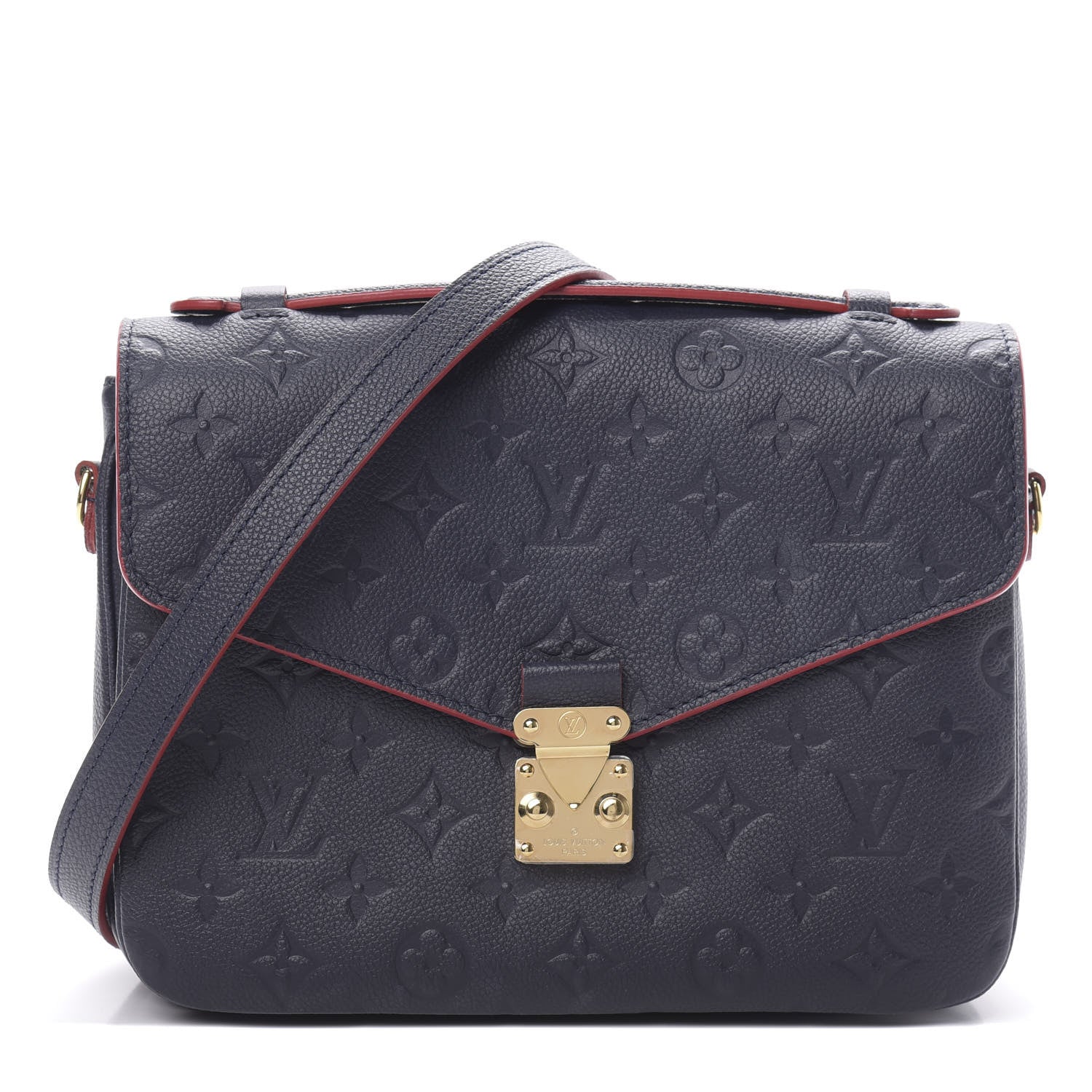Louis Vuitton Empreinte Pochette Metis Marine Rouge 1 of 14