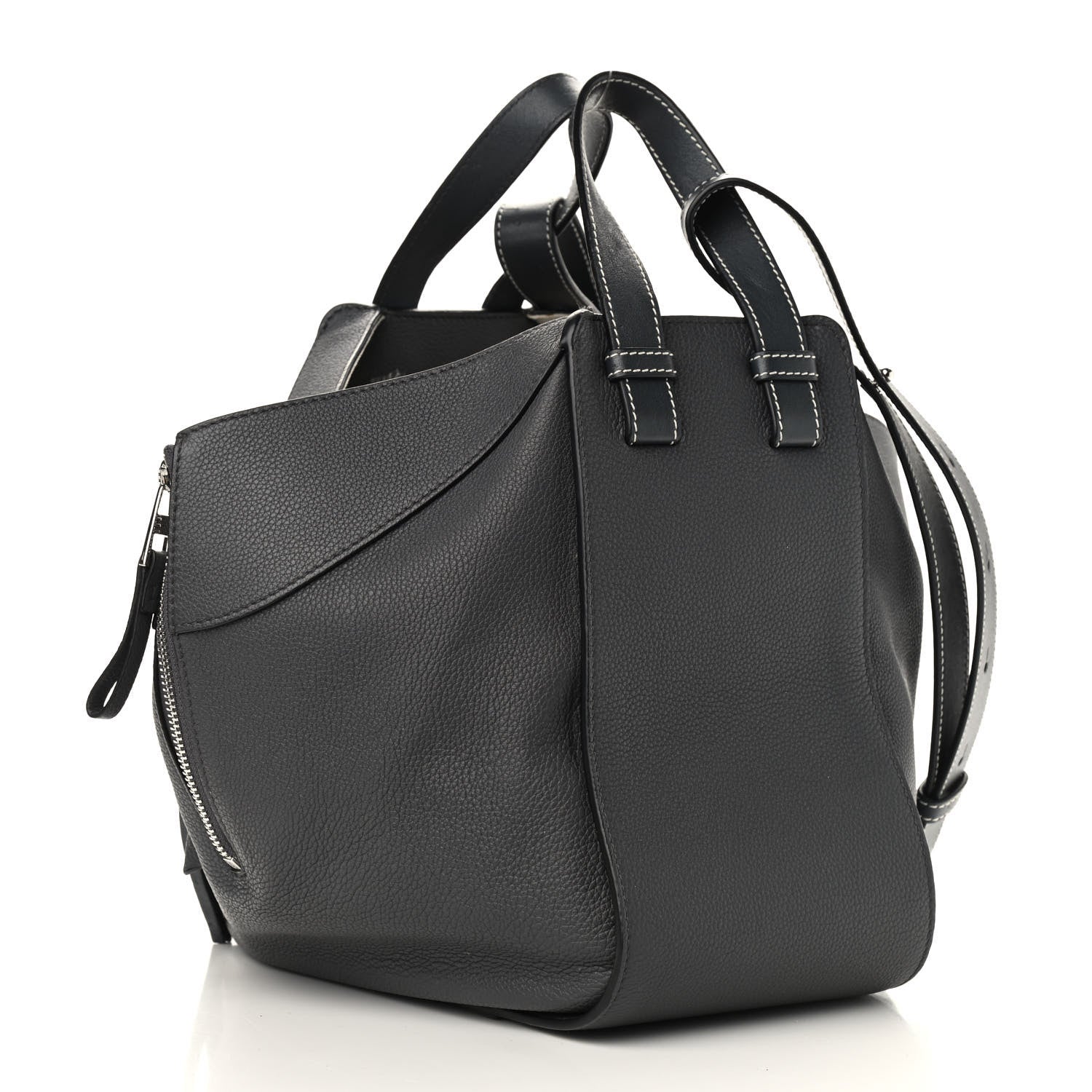 Loewe Calfskin Small Hammock Shoulder Bag Grey 3 of 15