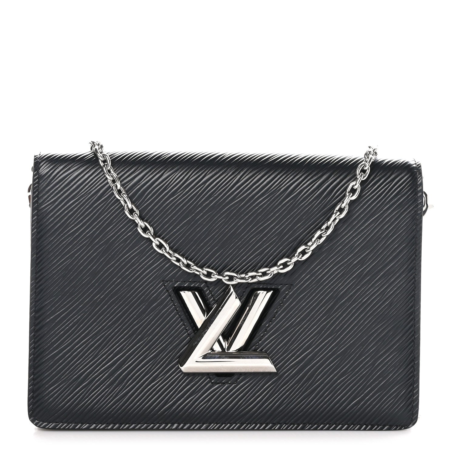 Louis Vuitton Epi Twist Belt Chain Wallet Black 1 of 9