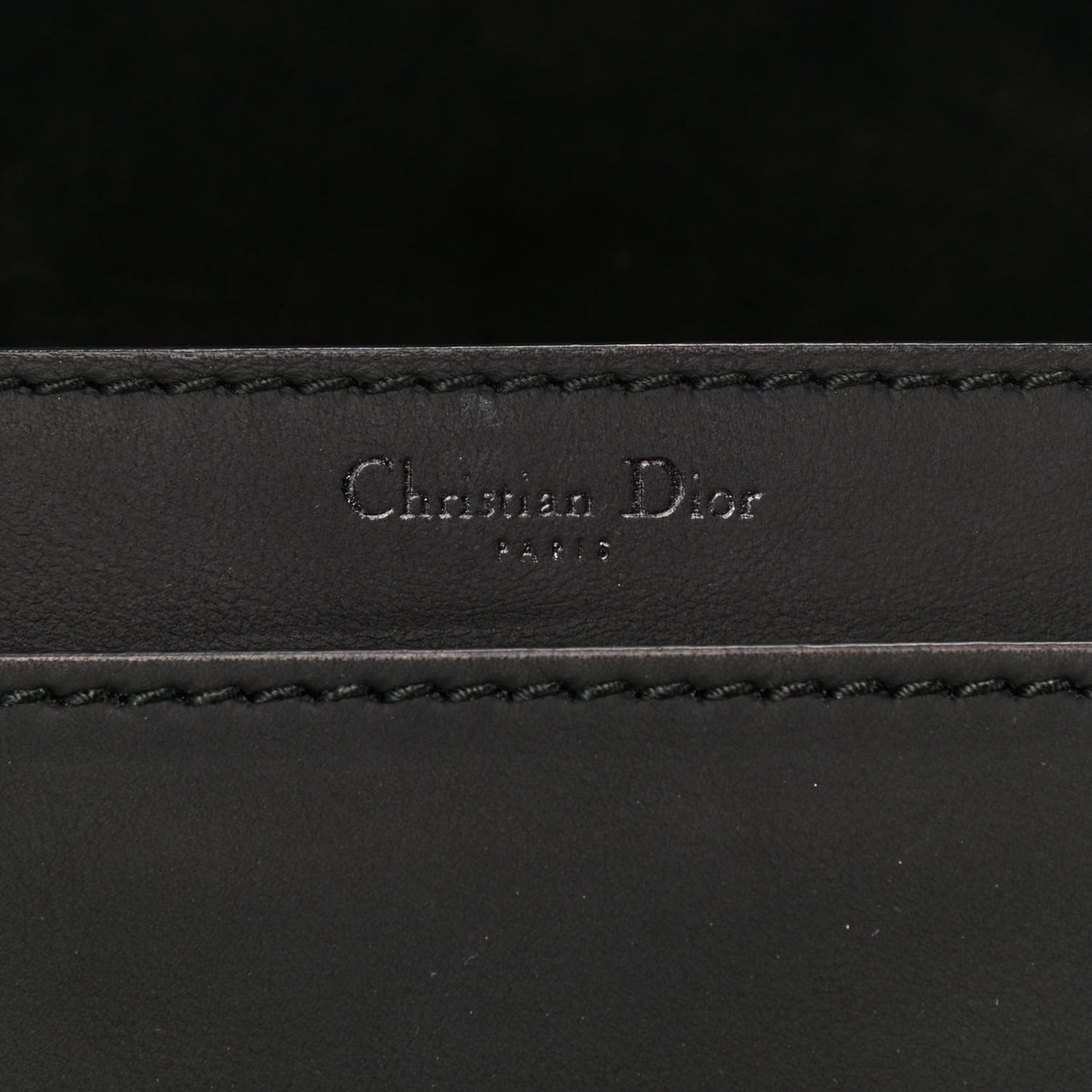 Ultra Matte Calfskin J'Adior Chain Flap Bag Black