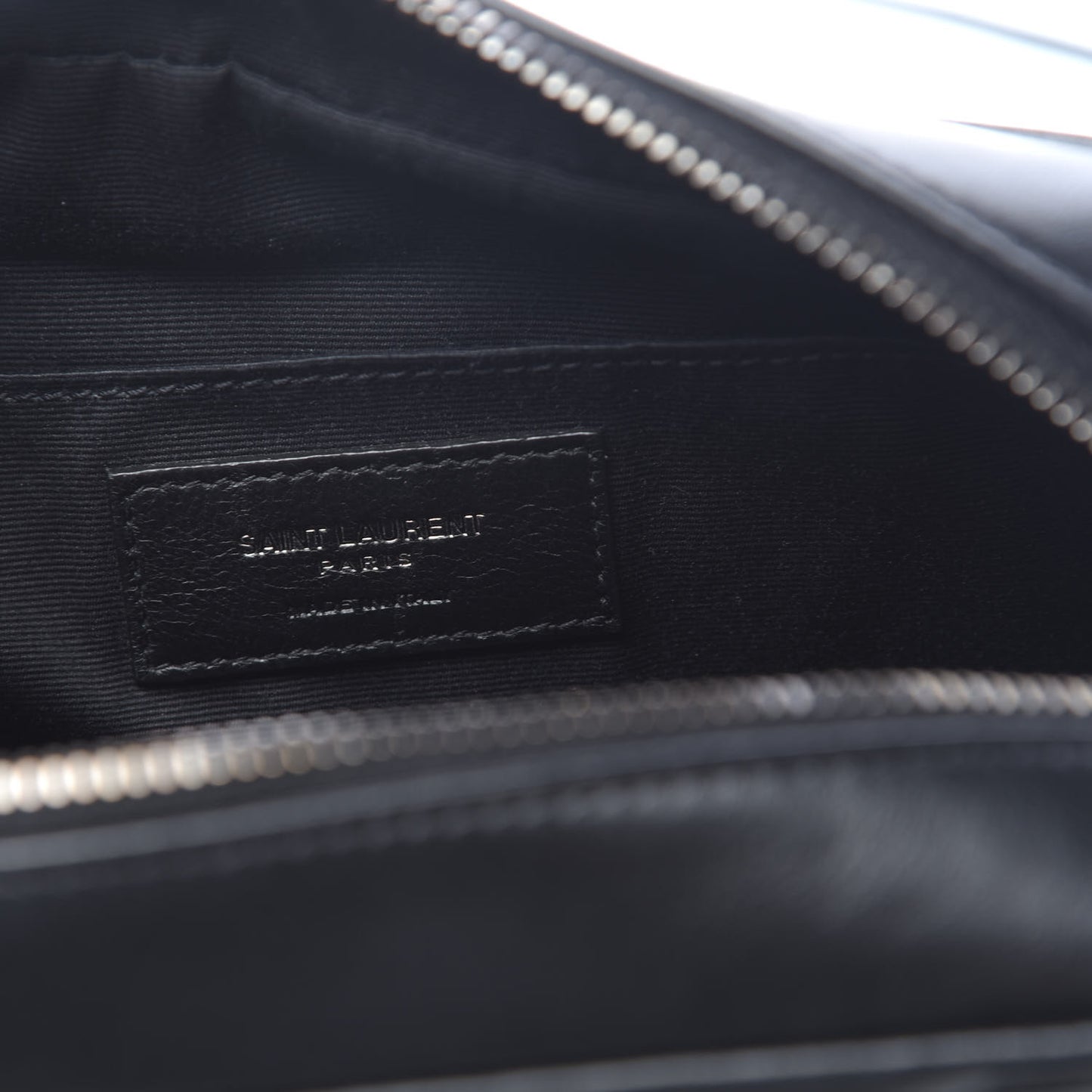 Calfskin Matelasse Monogram Lou Camera Bag Black