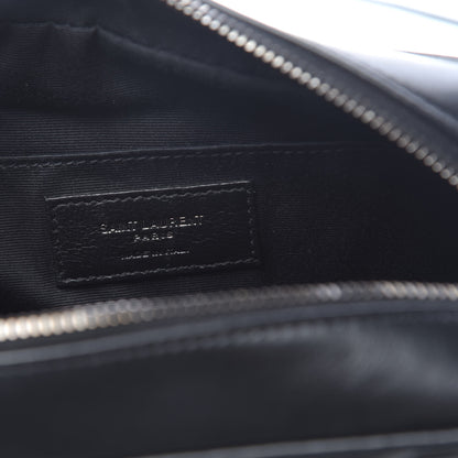 Saint Laurent Calfskin Matelasse Monogram Lou Camera Bag Black 6 of 9