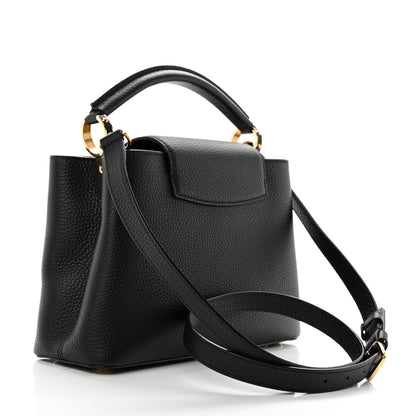 Louis Vuitton Taurillon Capucines BB Black 2 of 9