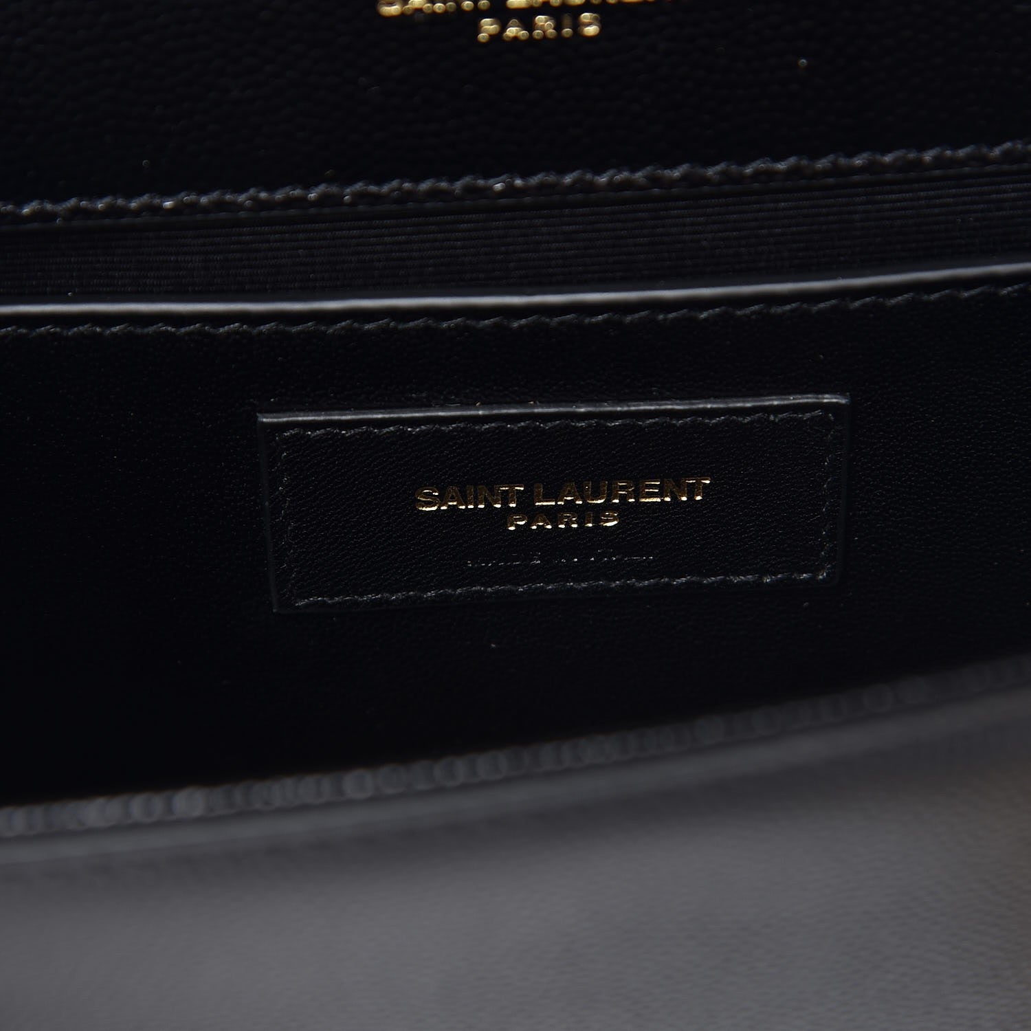 Saint Laurent Grain De Poudre Small Monogram Kate Satchel Black 7 of 7