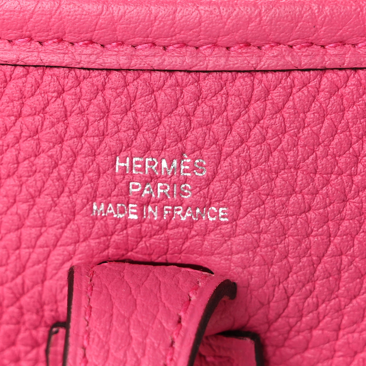 Hermes Taurillon Clemence Evelyne TPM Rose Mexico 6 of 10