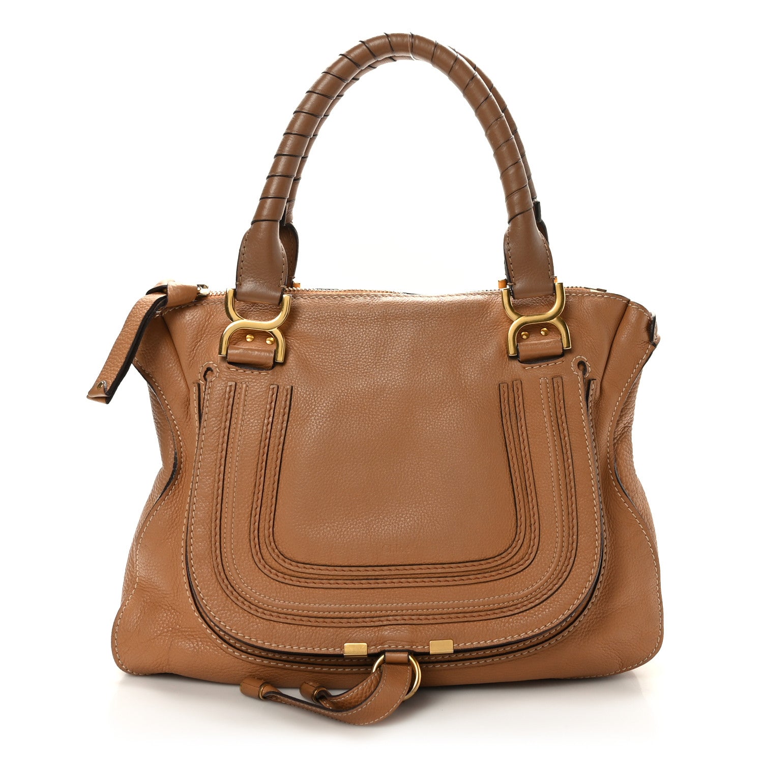 Chloe Calfskin Medium Marcie Satchel Nut 1 of 10
