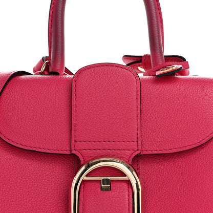 Delvaux Grained Calfskin Mini Brillant Satchel Rose Indien 8 of 14