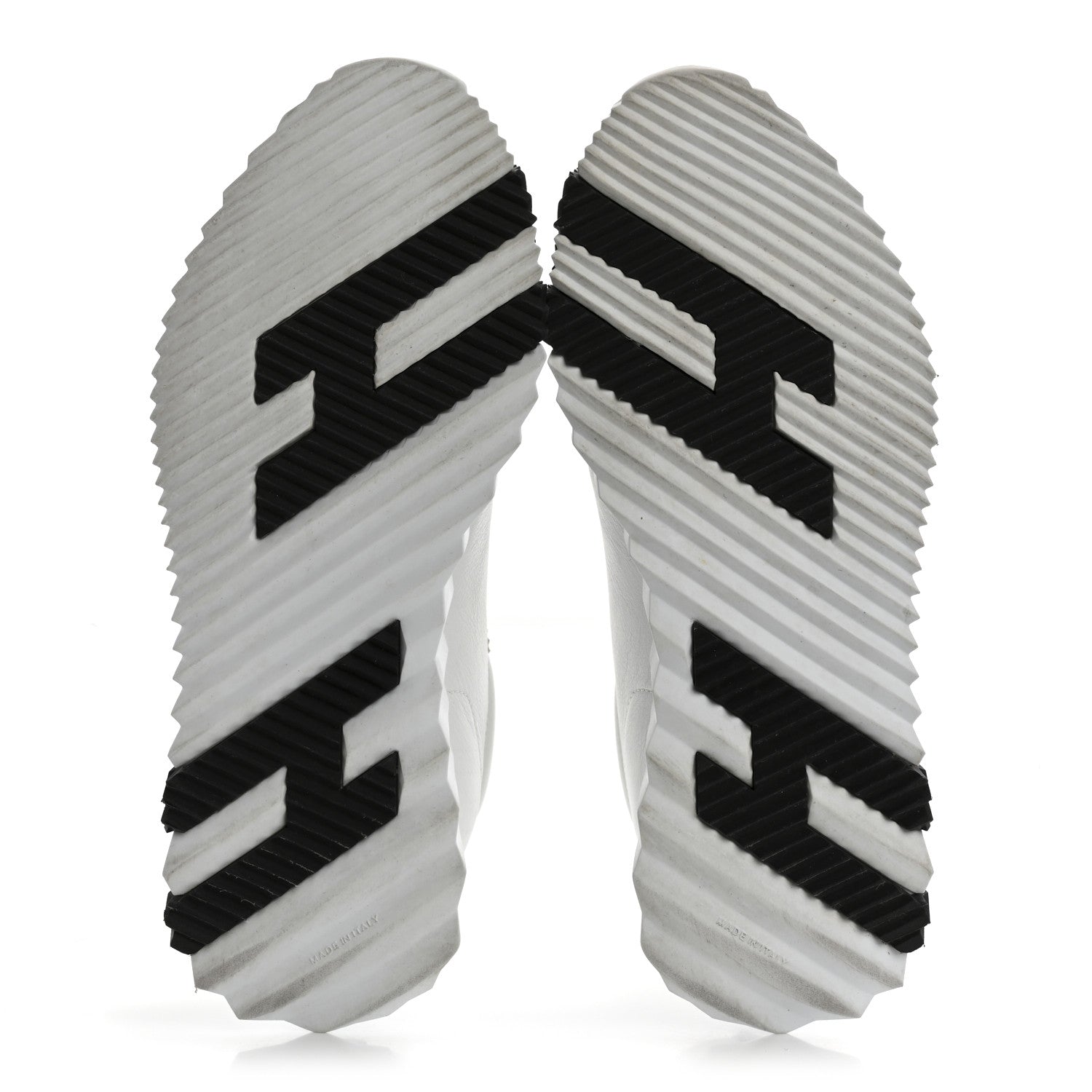 Hermes Goatskin Suede Goatskin Bouncing Sneakers 38 White Black 6 of 12
