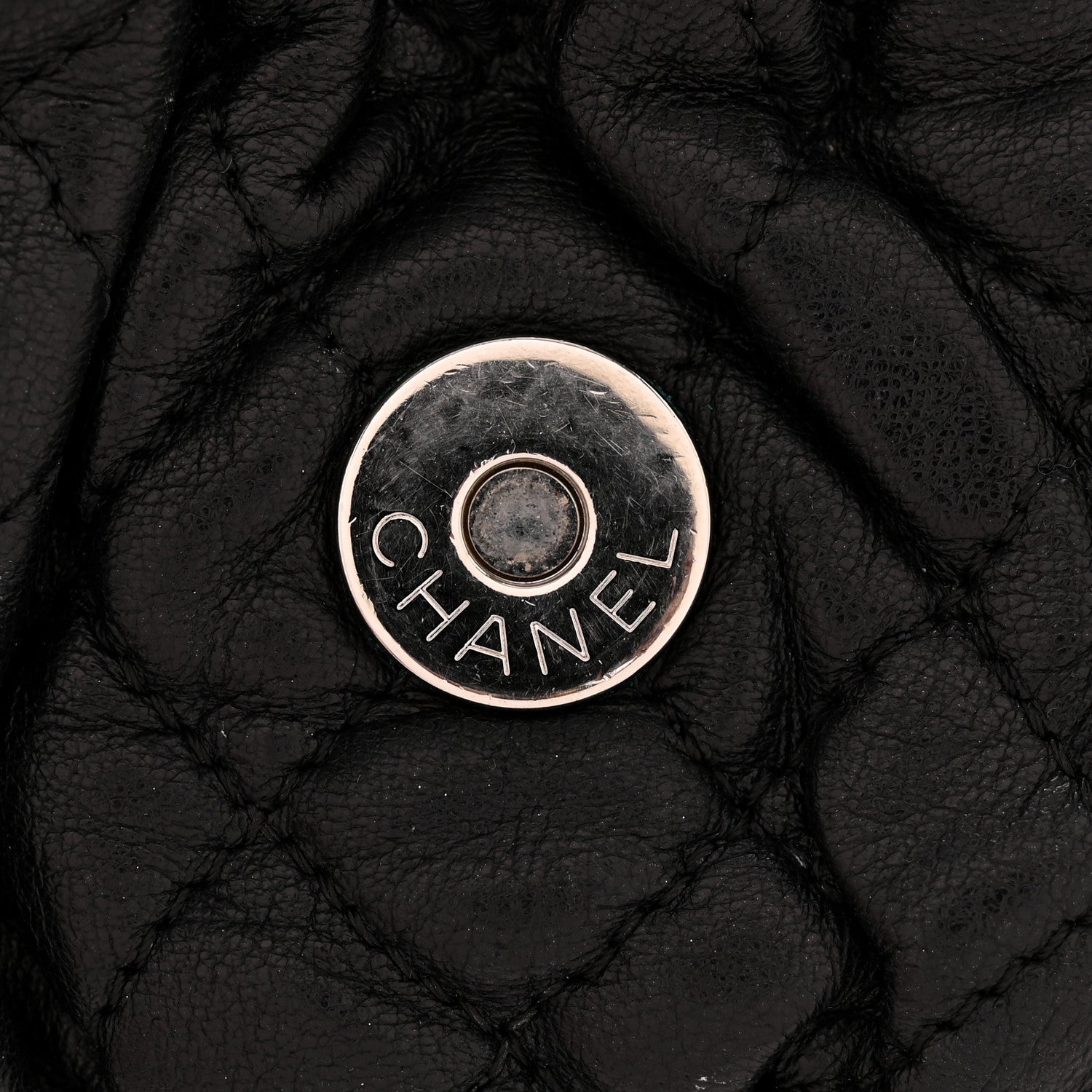 Chanel Washed Lambskin Quilted Mini Chain Around Flap Black 12 of 13