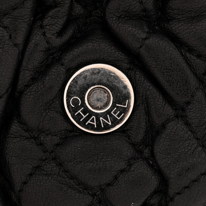 Chanel Washed Lambskin Quilted Mini Chain Around Flap Black 12 of 13