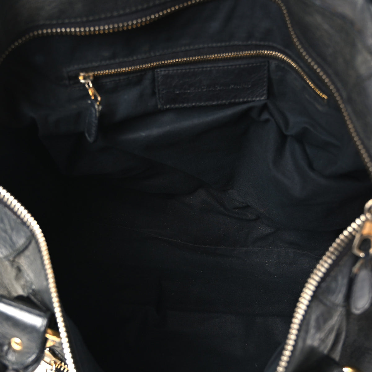 Agneau Giant 21 Gold Hardware Work Black