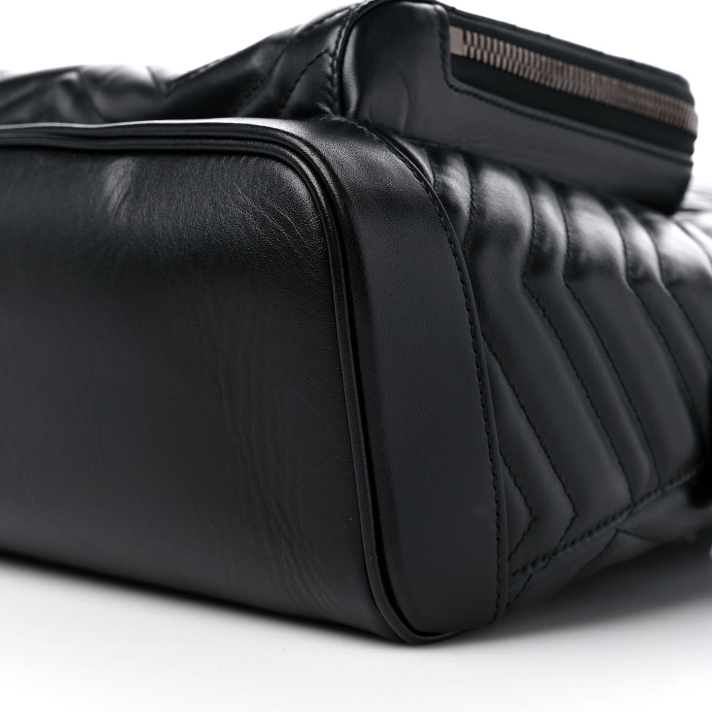 Calfskin Matelasse GG Marmont Day Backpack Black