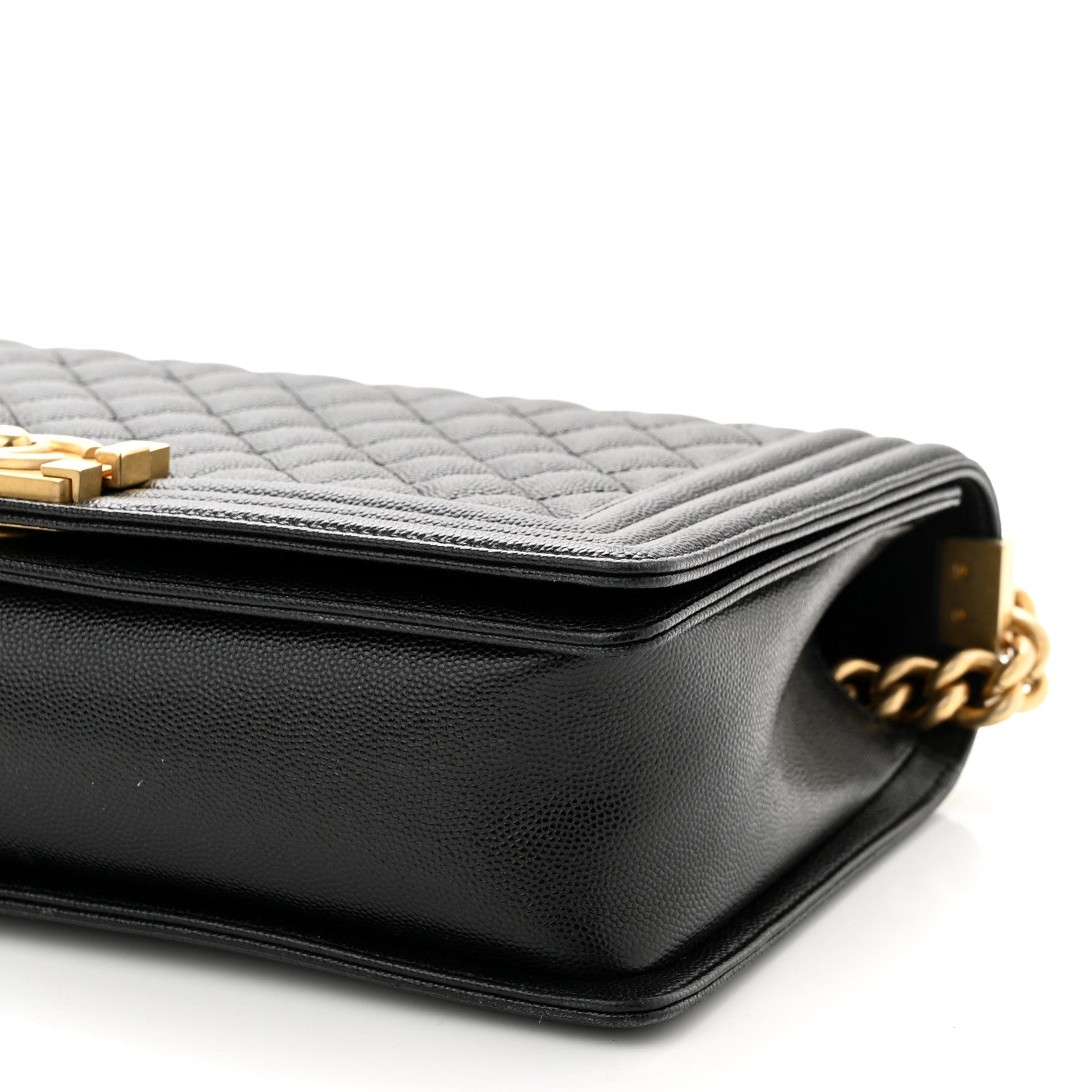 Chanel Caviar Quilted New Medium Boy Flap Black 10 of 10