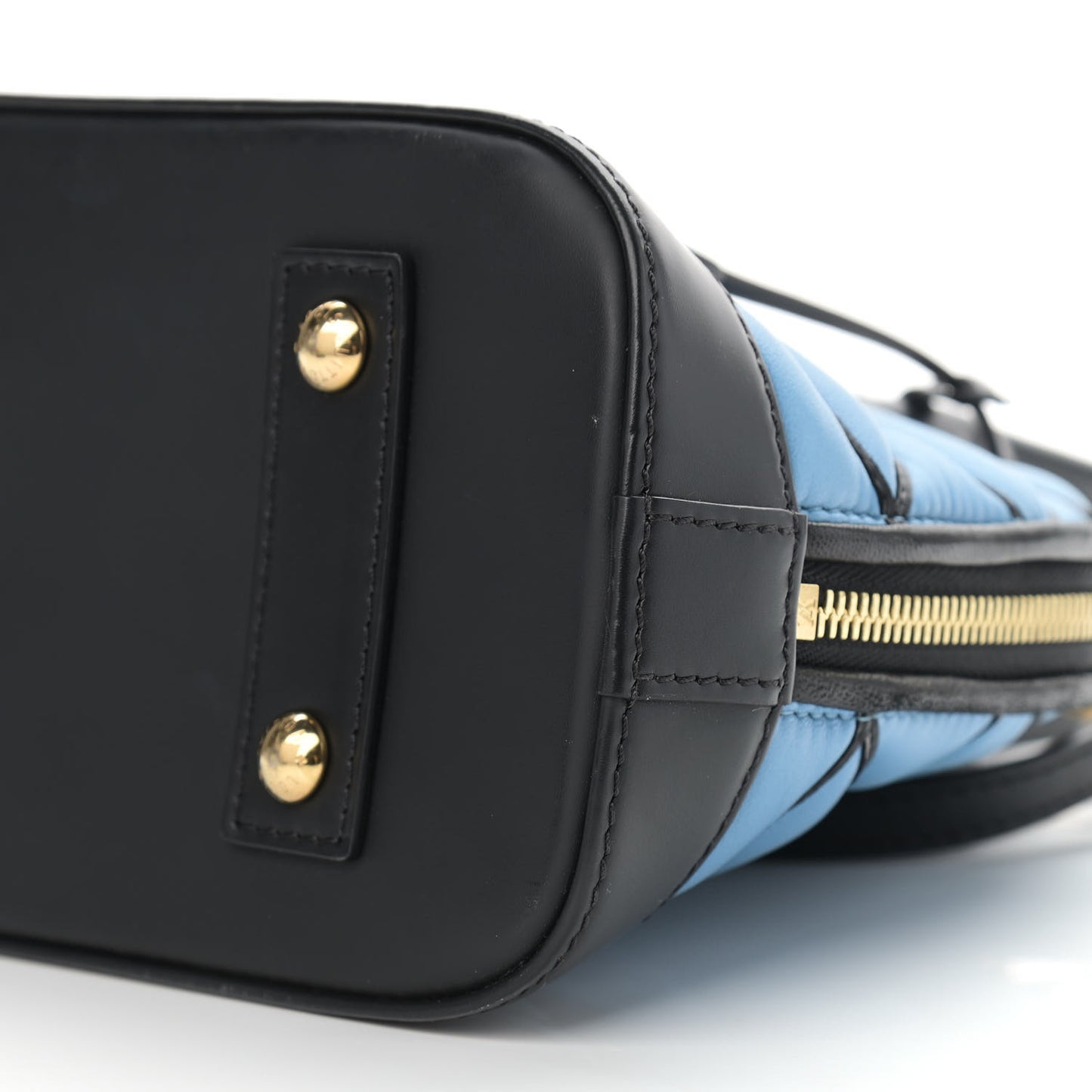 Lambskin Malletage Alma BB Bleuet