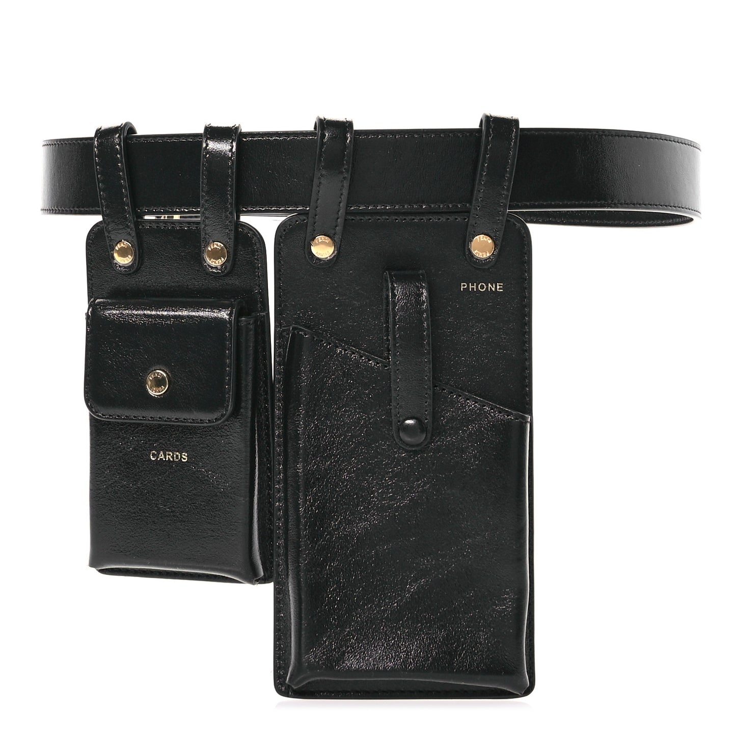 Vitello Glacier Utility Belt Pouch Black