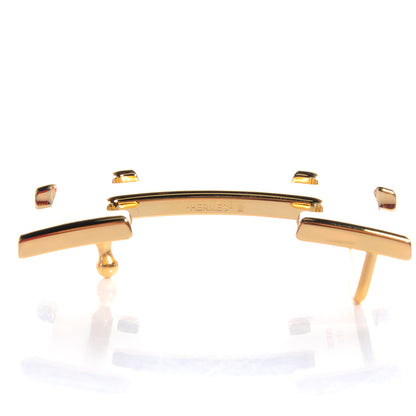 Hermes Epsom Swift Reversible H Belt 75 Anemone and Capucine 6 of 7