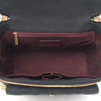 Chanel Iridescent Grained Calfskin Quilted Globe Trotter Vanity Case Black 5 of 12