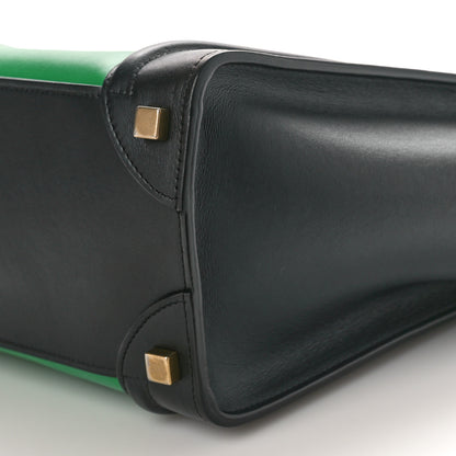 Celine Smooth Calfskin Micro Bi-Color Luggage Grass 9 of 9