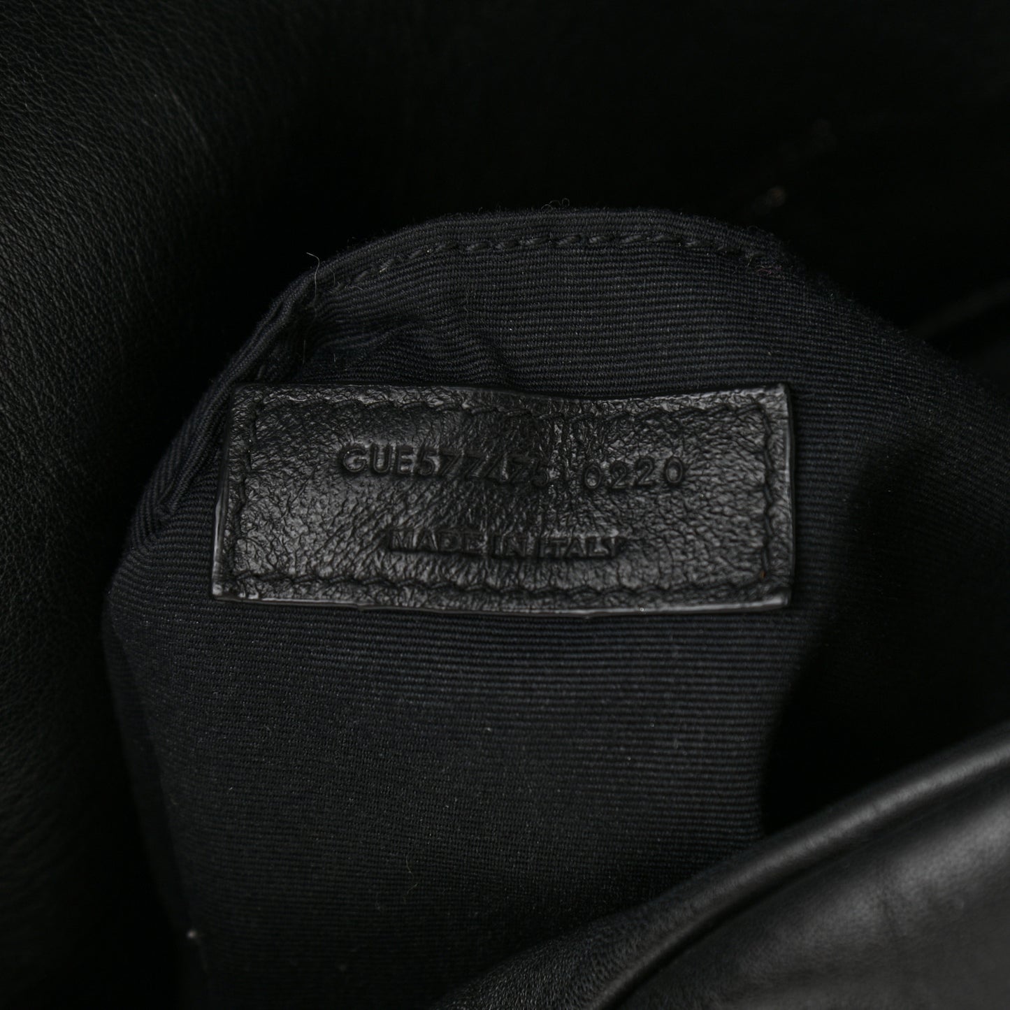 Lambskin Quilted Monogram Monochrome Medium Loulou Puffer Chain Satchel Black