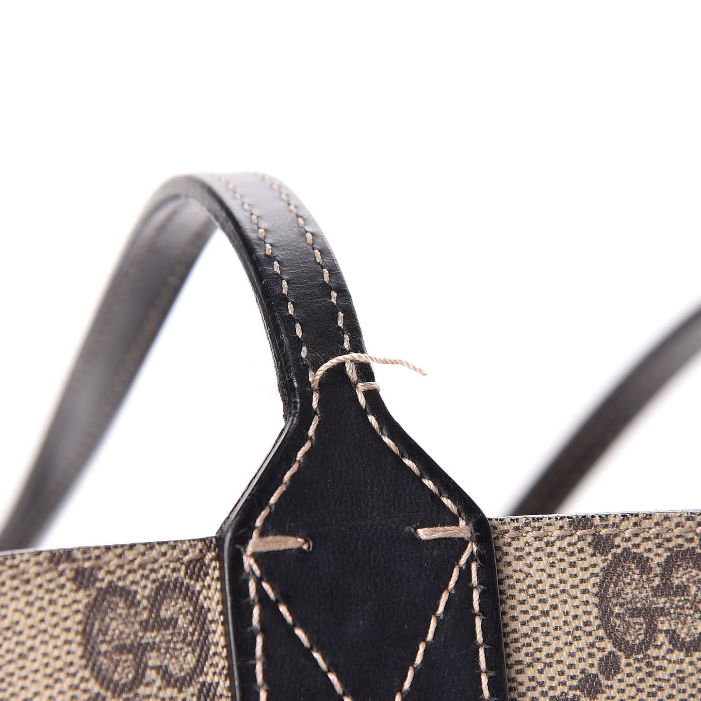 Calfskin GG Supreme Monogram Medium Reversible Tote Black