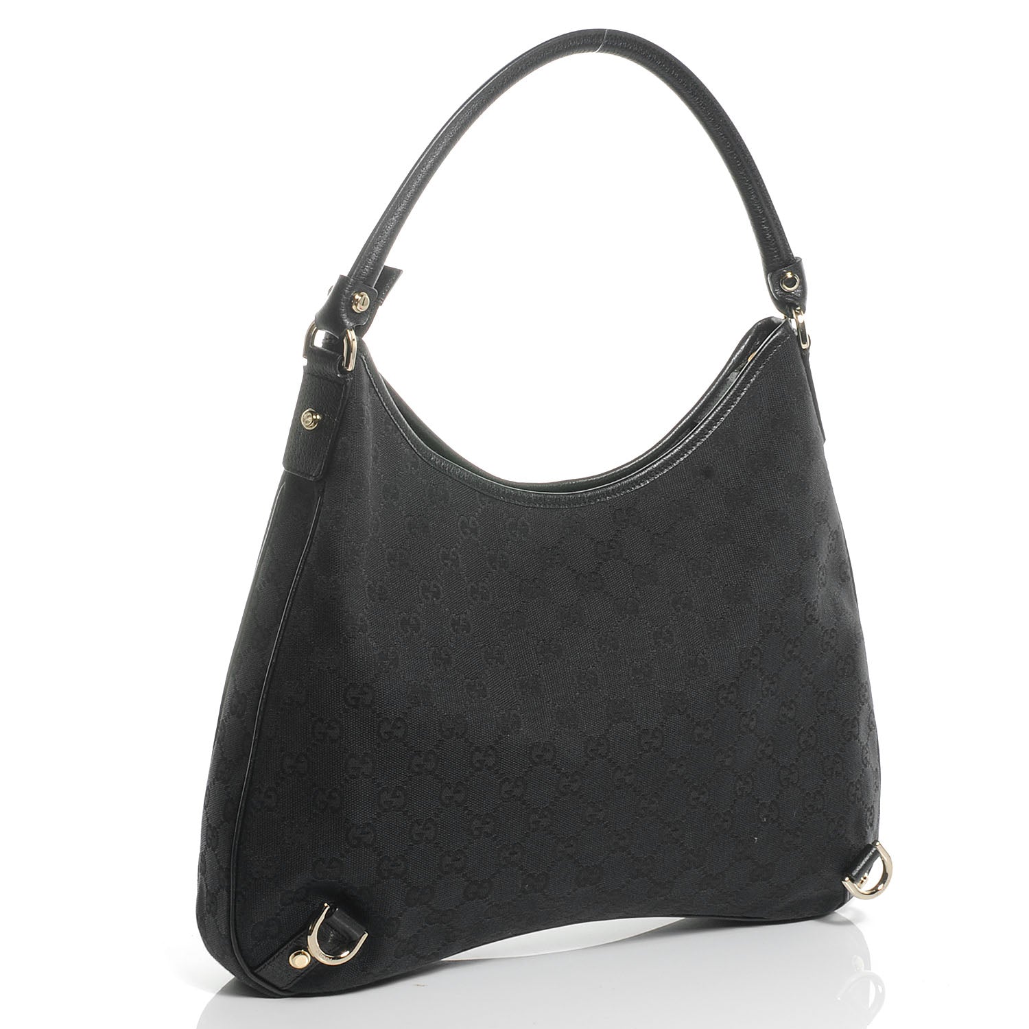 Gucci Monogram Abbey Hobo Black 3 of 7