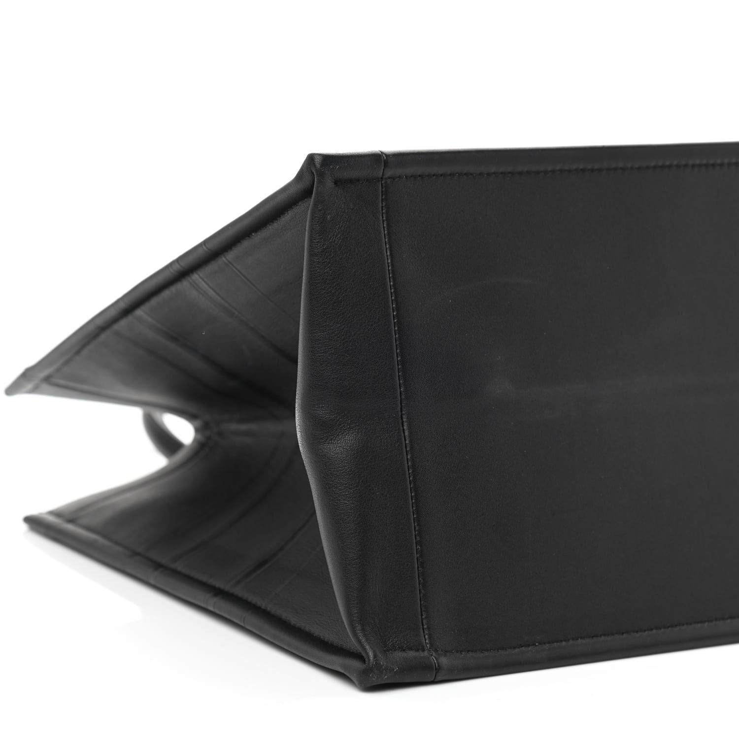 Christian Dior Calfskin Embossed Medium Book Tote Black 9 of 12
