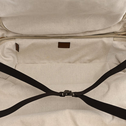 Gucci GG Supreme Monogram Azalea Calfskin Retro Interlocking G Small Savoy Cabin Trolley Beige Ebony Brown Sugar 4 of 9