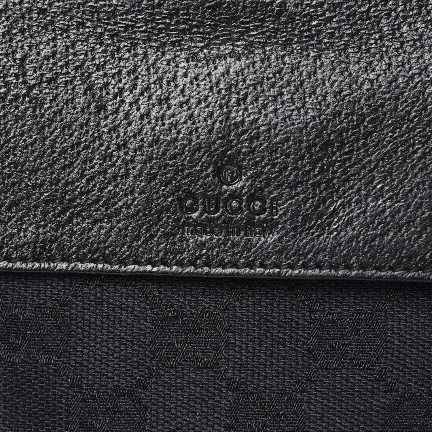 Gucci GG Monogram Double Pocket Belt Bag Black 9 of 9