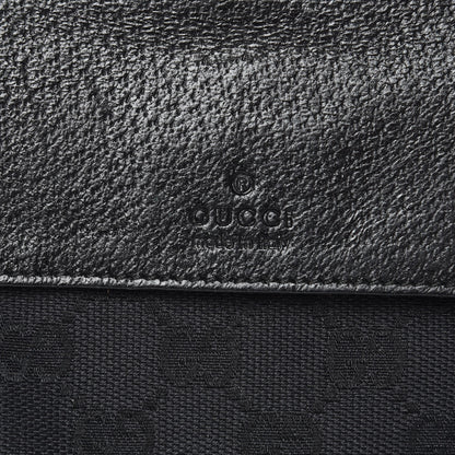 Gucci GG Monogram Double Pocket Belt Bag Black 9 of 9