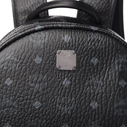 MCM Visetos Medium Stark Backpack Black 9 of 9