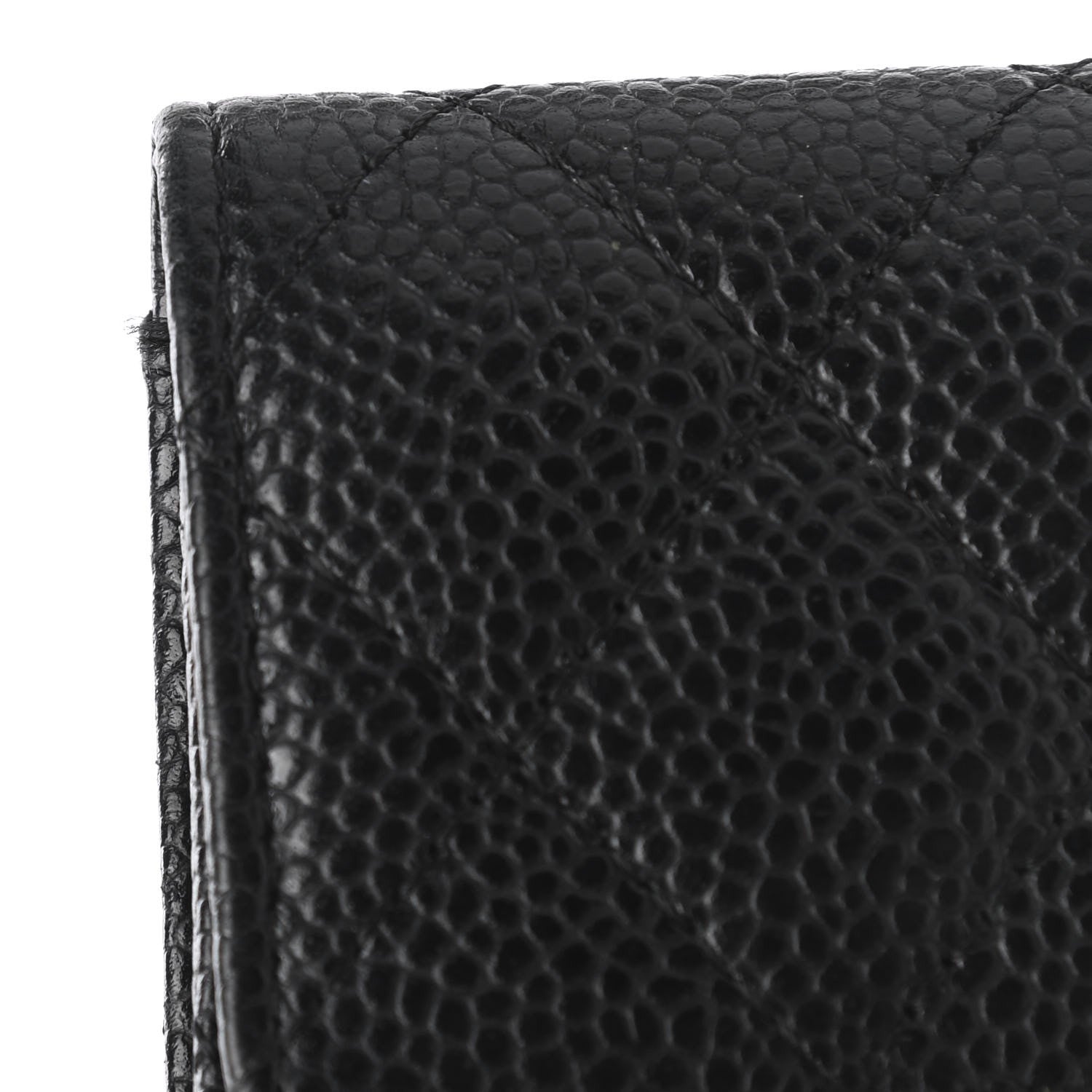 Chanel Caviar Quilted Flap Card Holder Black 9 of 10