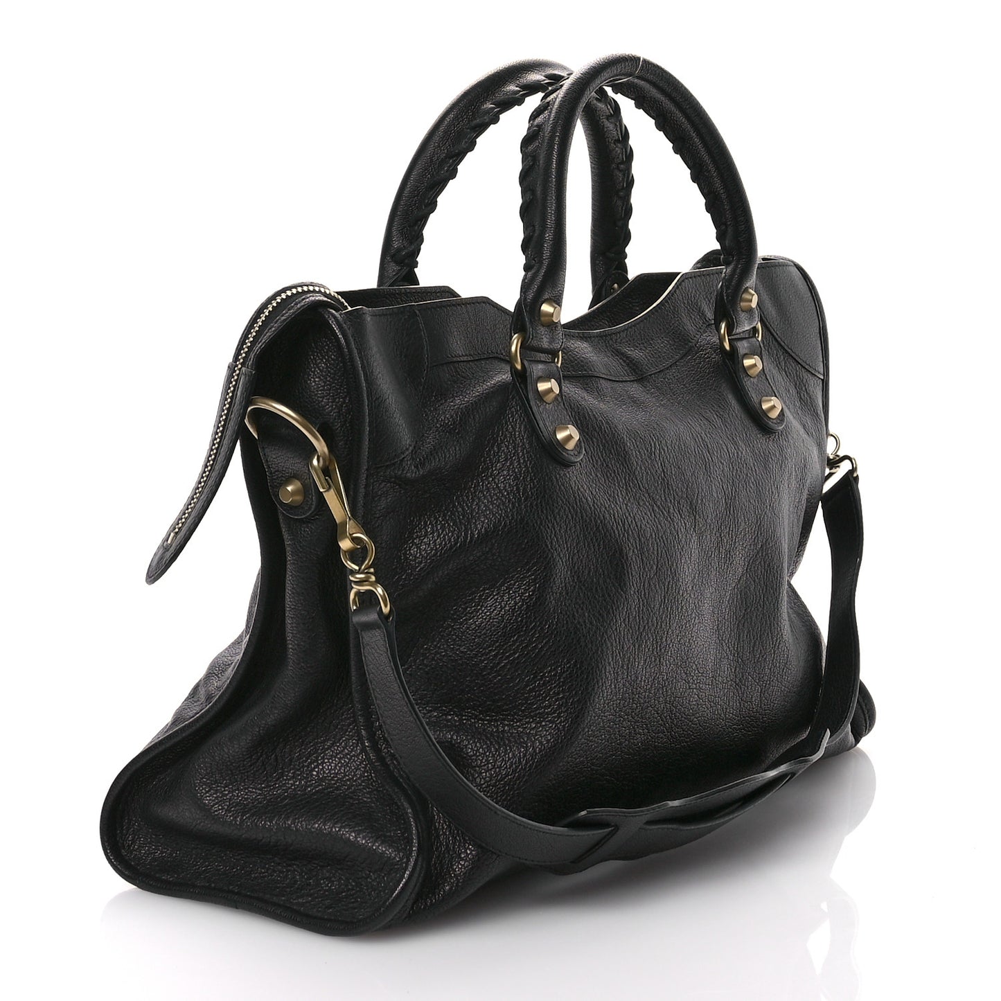 Agneau Classic Gold Hardware City Black
