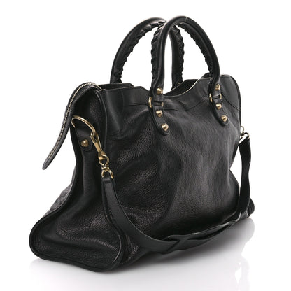 Balenciaga Agneau Classic Gold Hardware City Black 4 of 12
