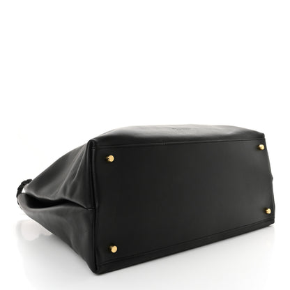 Bottega Veneta Silky Calfskin Large Andiamo Shoulder Bag Black 4 of 9