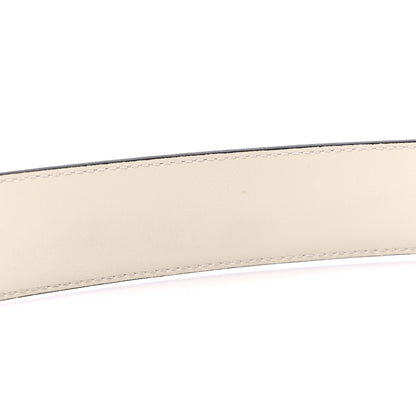 Gucci Guccissima Interlocking G Belt 75 30 Off White 5 of 6