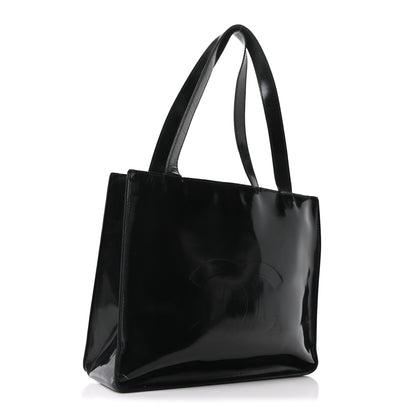 Chanel Patent CC Shopper Tote Black 3 of 11