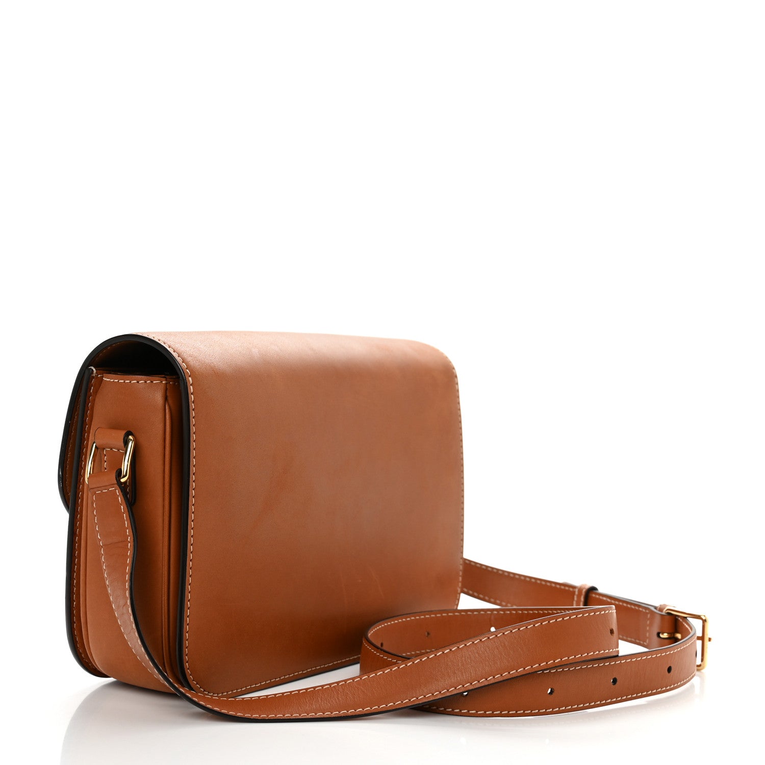 Celine Natural Calfskin Teen Triomphe Tan 2 of 13