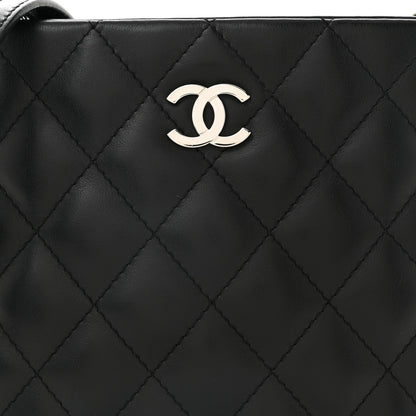 Chanel Lambskin Quilted Crossbody Bag Black 8 of 11