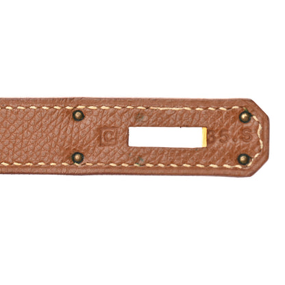 Hermes Courchevel Kelly Retourne 32 Gold 7 of 12